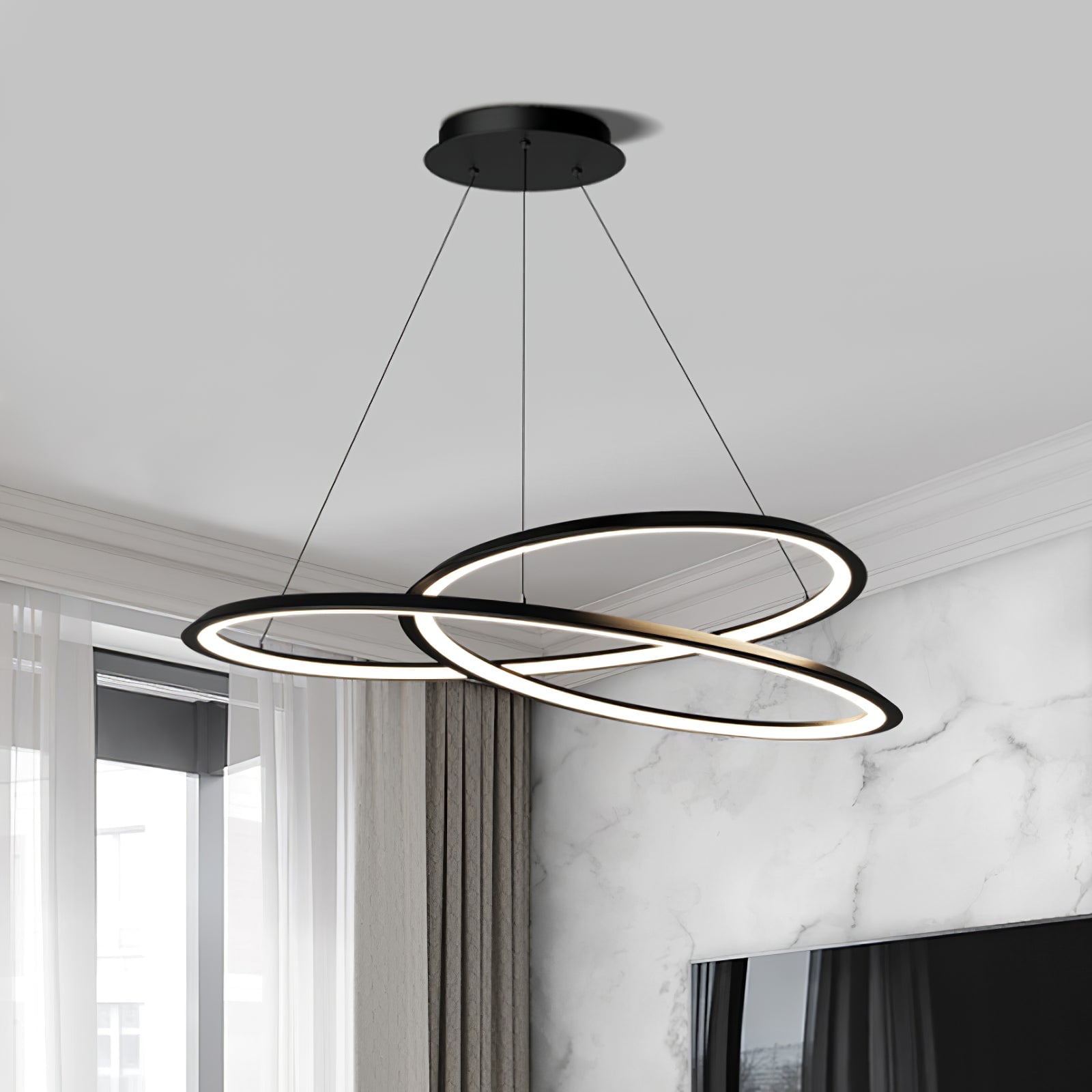 Curves LED Pendant Lamp - Lumpaz
