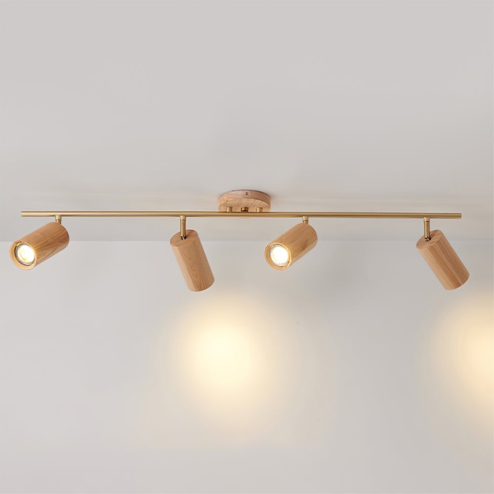 Shaker Wood Long Spotlight - Lumpaz