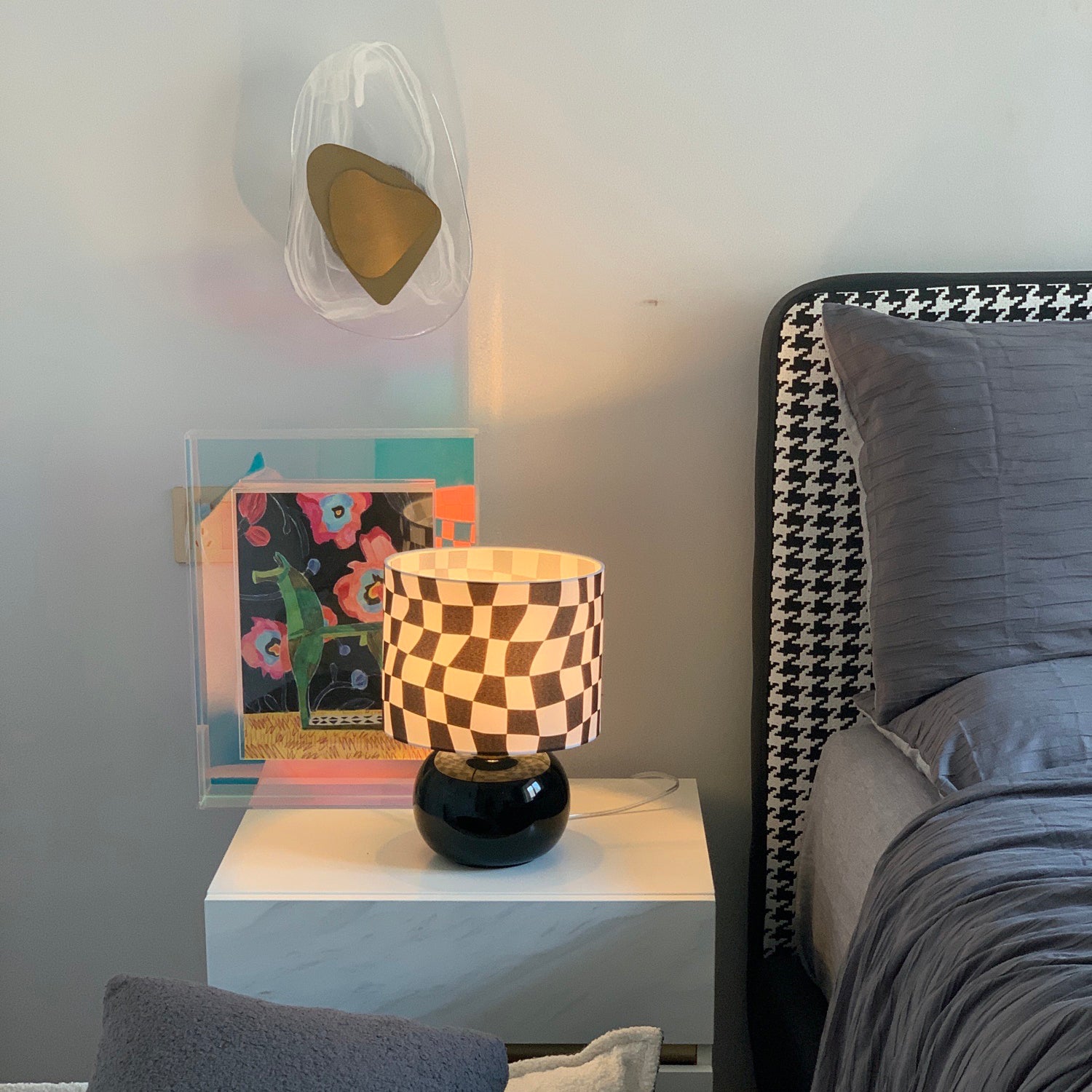 Checkerboard Table Lamp - Lumpaz