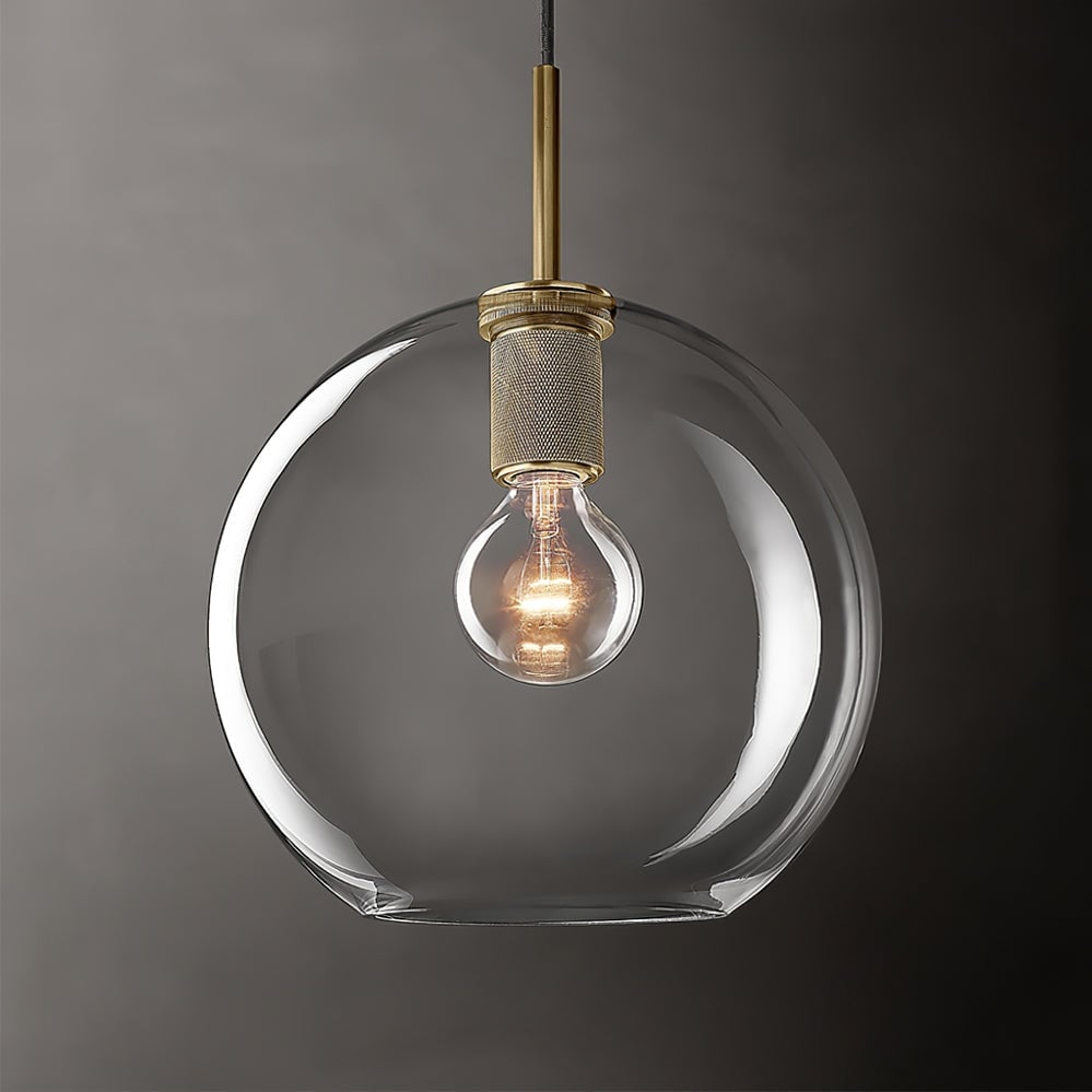 Armed Brass Pendant Lamp - Lumpaz