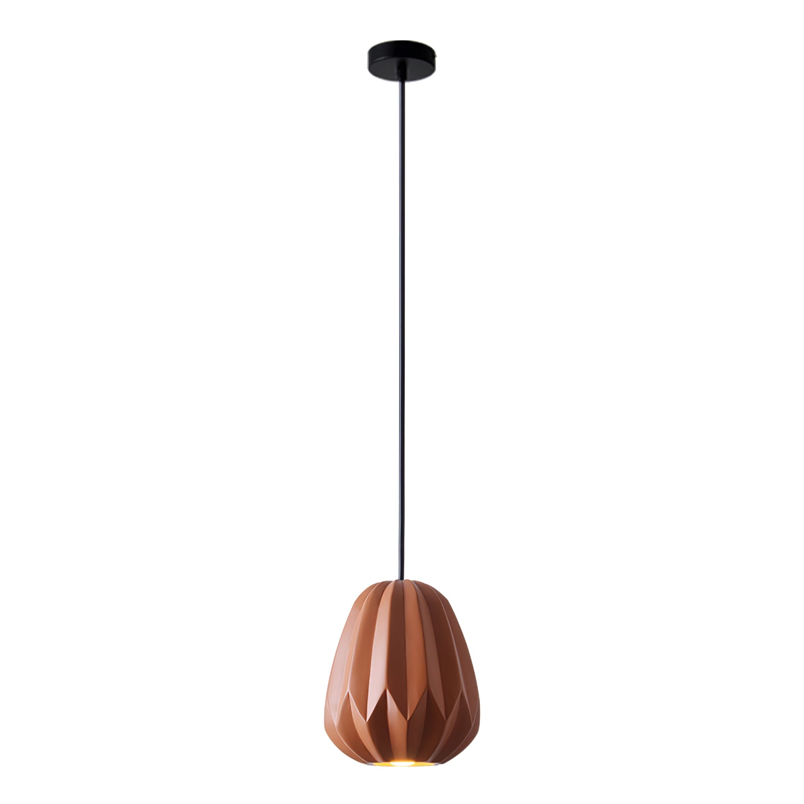 Papaya Resin Pendant Lamp - Lumpaz