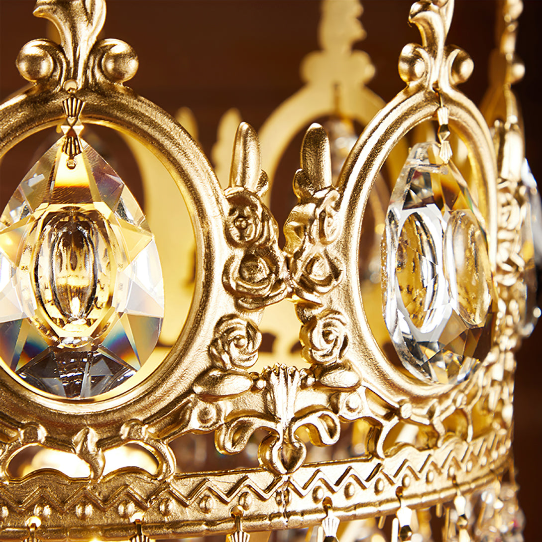 Vintage Crystal Table Lamp - Lumpaz