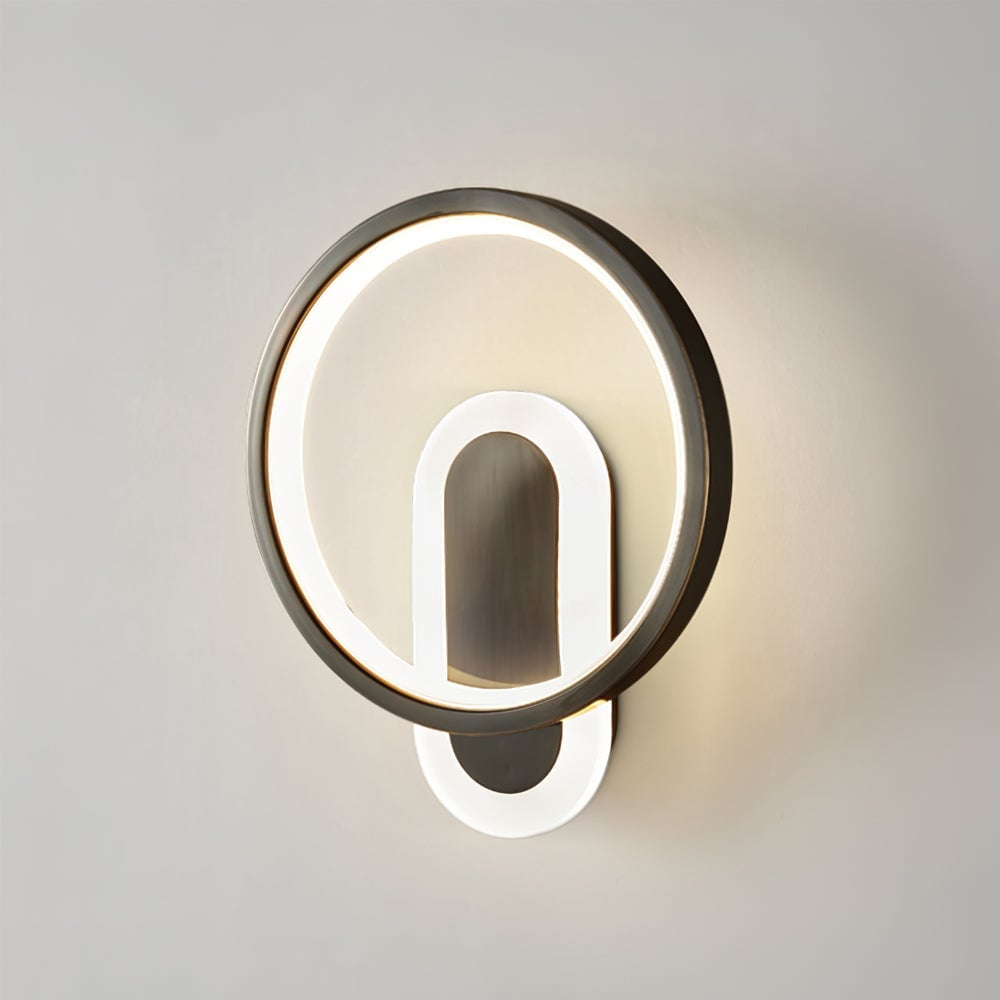Round Brass Wall Lamp - Lumpaz