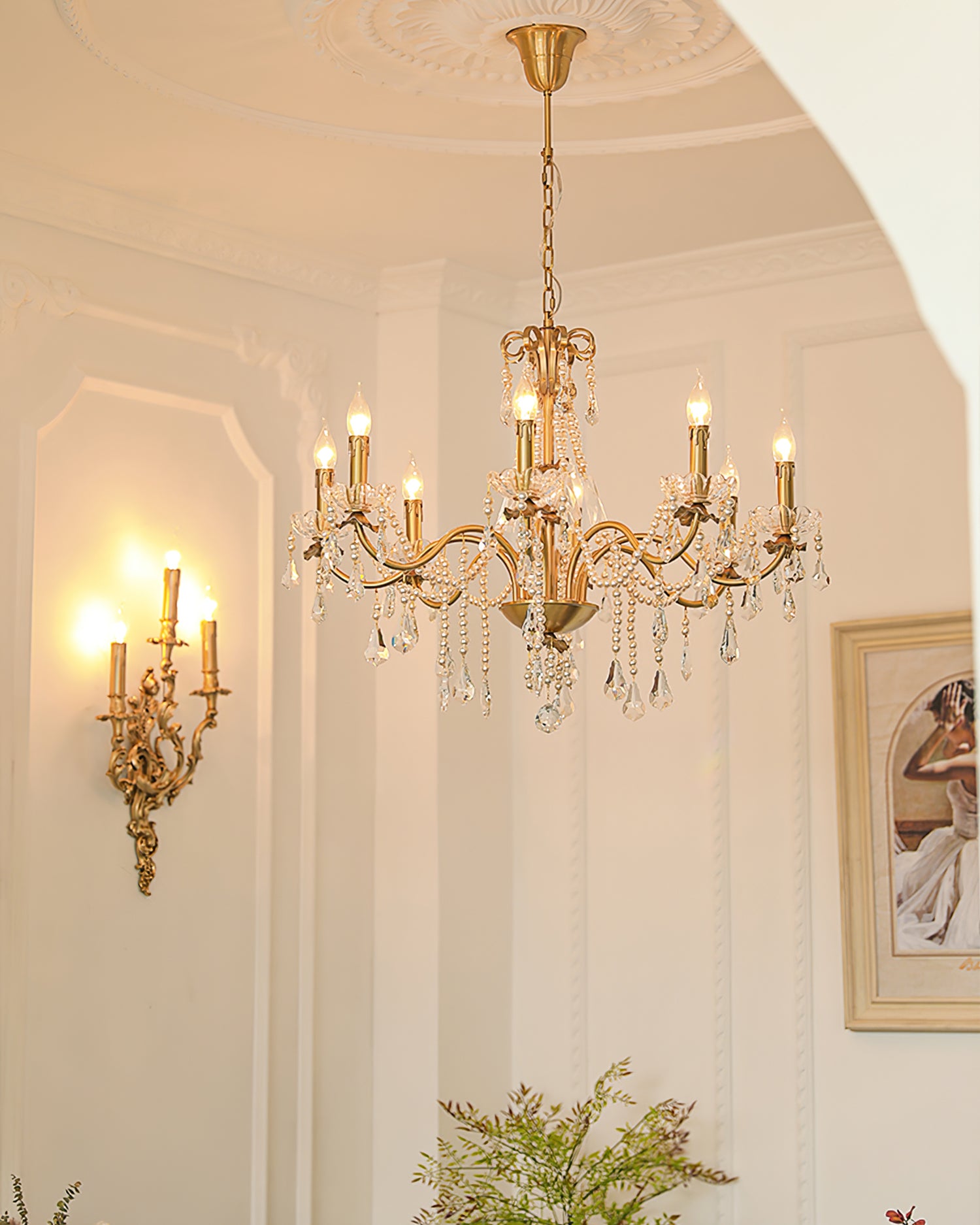 Allegri Crystal Chandelier - Lumpaz