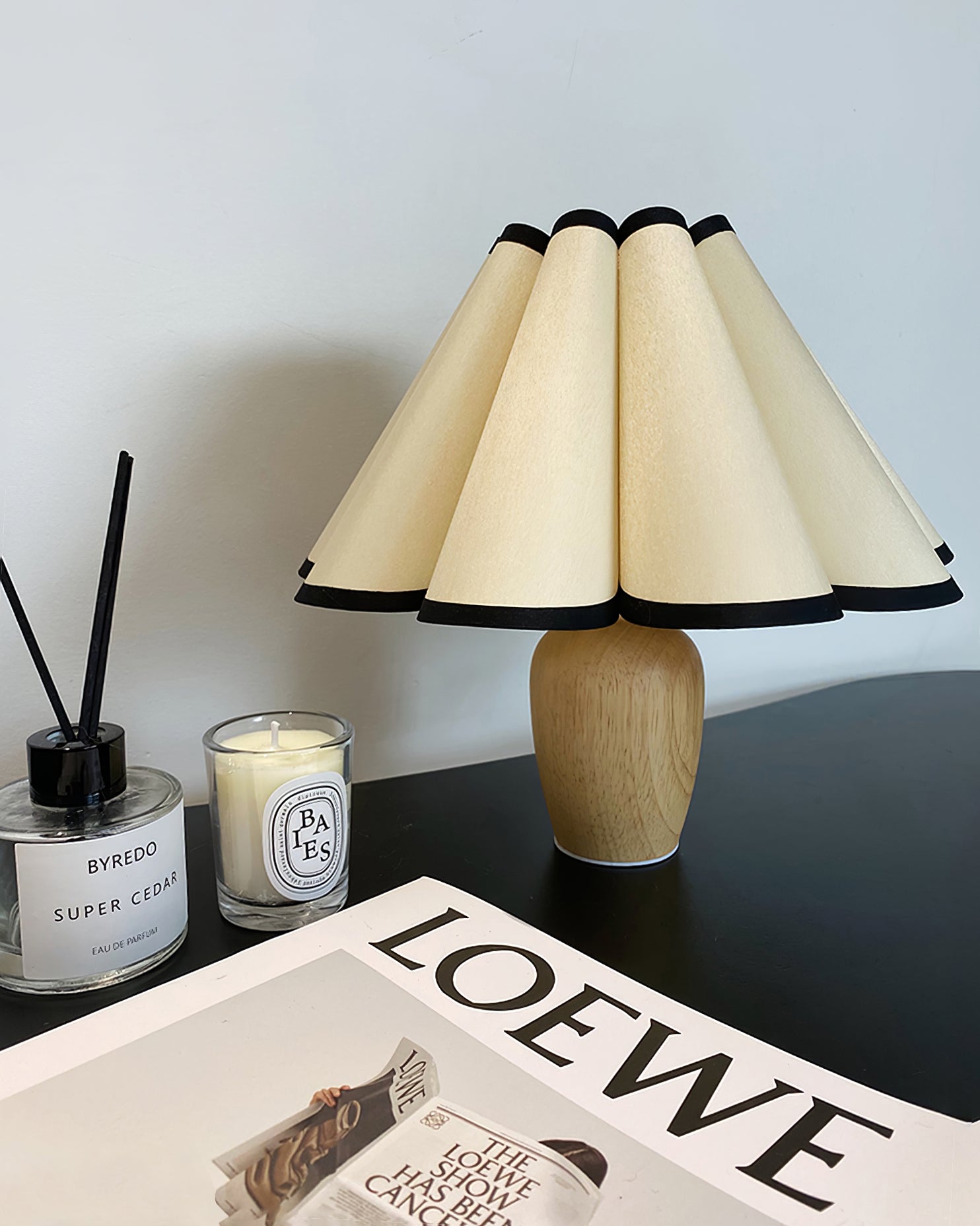 Vintage Fluted Table Lamp - Lumpaz