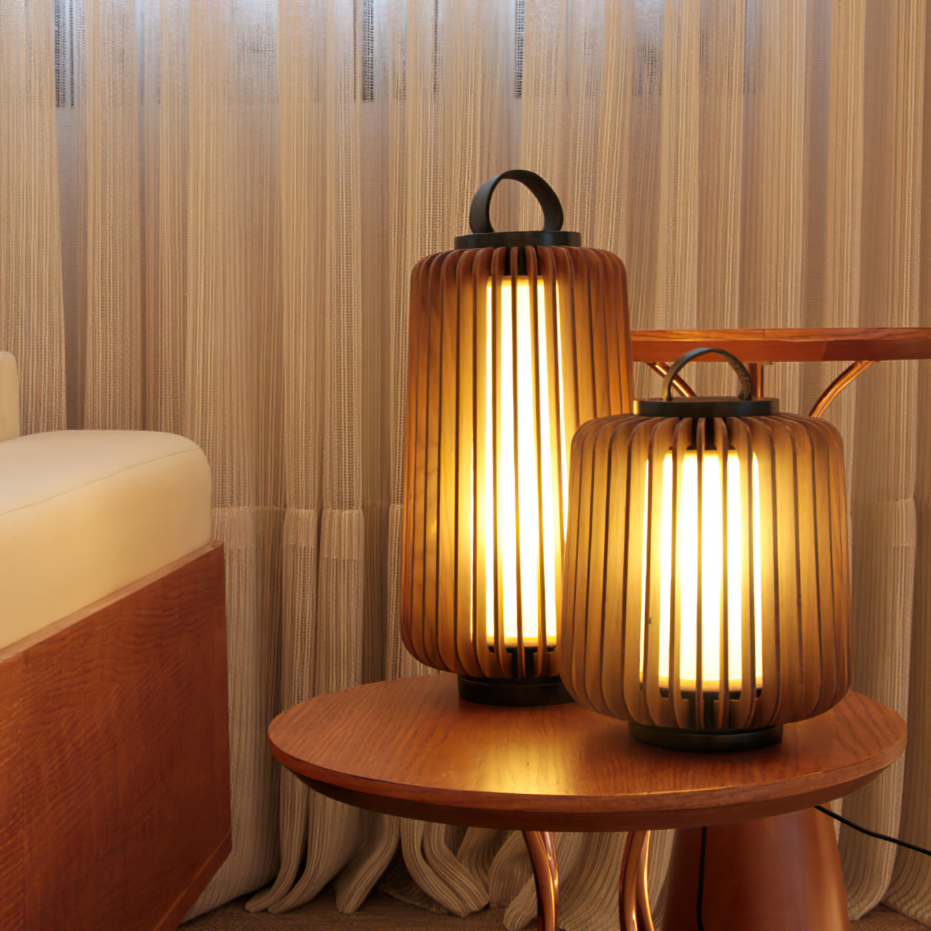 Legno Outdoor Table Lamp - Lumpaz