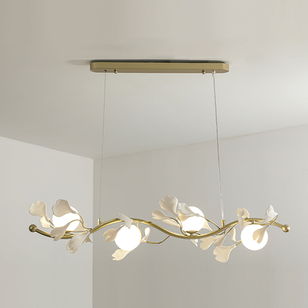Gingko Glass Chandelier - Lumpaz