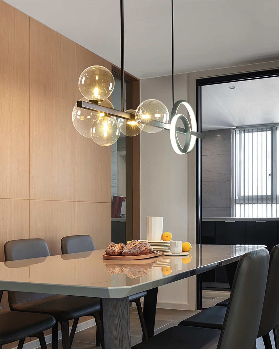 Bubi Glass Chandelier - Lumpaz