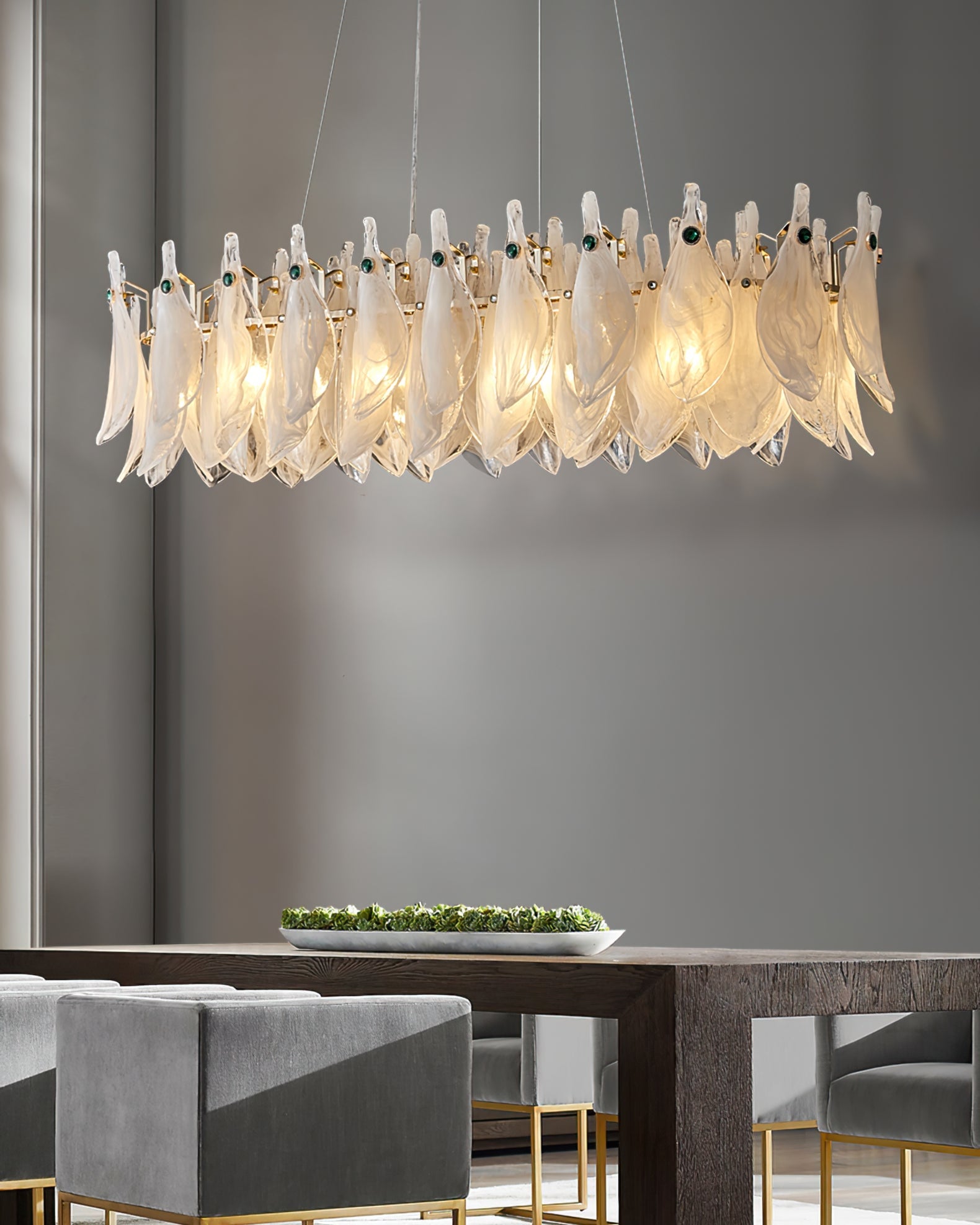 Valentino Cloud Glass Chandelier - Lumpaz