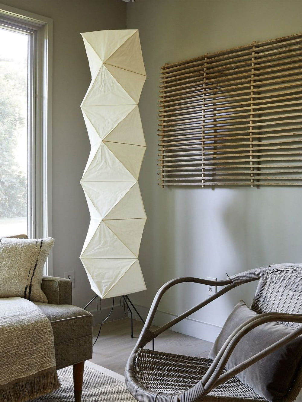 Washi Paper Floor Lamp - Lumpaz