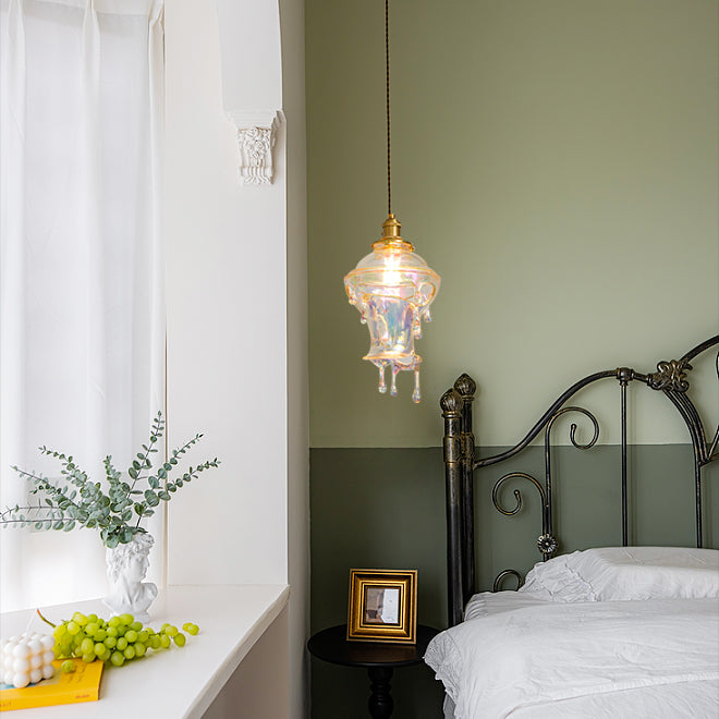 Water Droplets Resin Pendant Lamp - Lumpaz