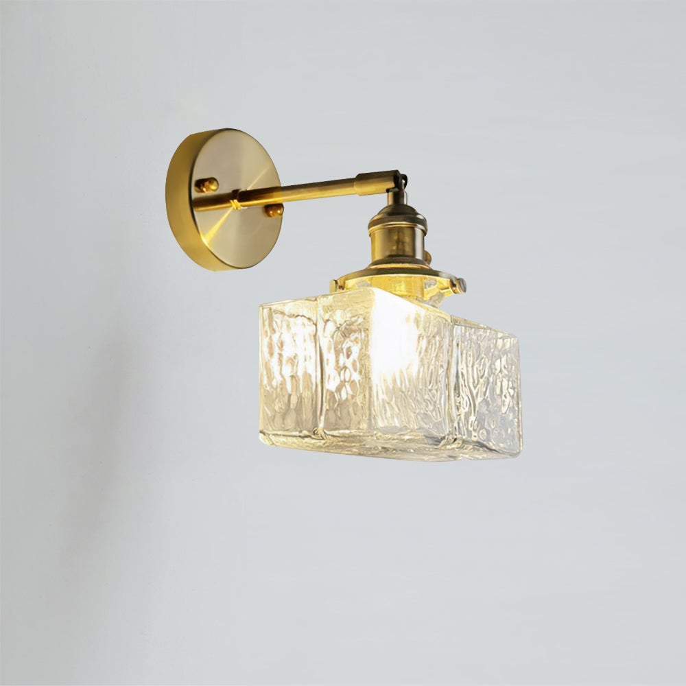 Jewel Glass Brass Wall Lamp - Lumpaz