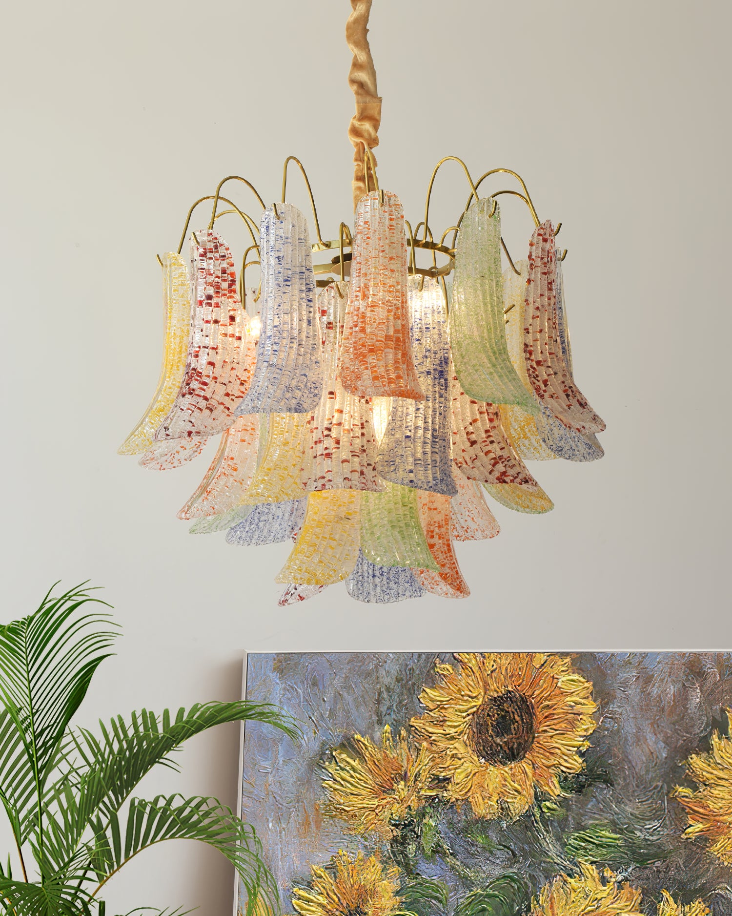 Mazzega Murano Glass Chandelier - Lumpaz