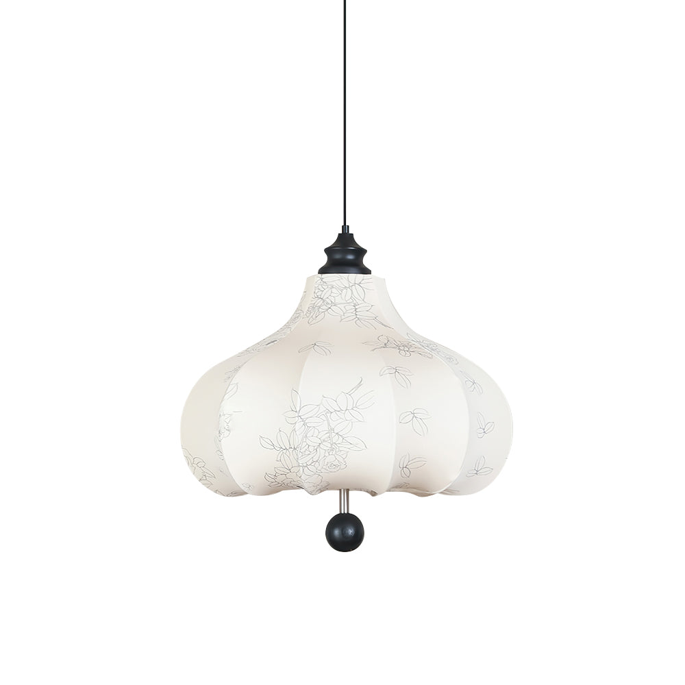 Chestnut Fabric Pendant Lamp - Lumpaz