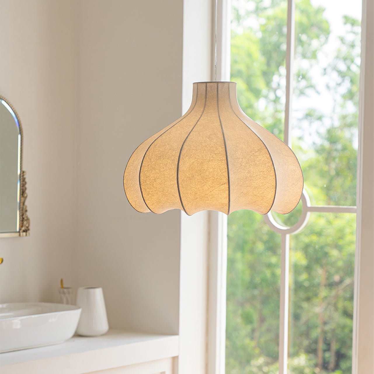 Cocoon Silk Pendant Lamp - Lumpaz
