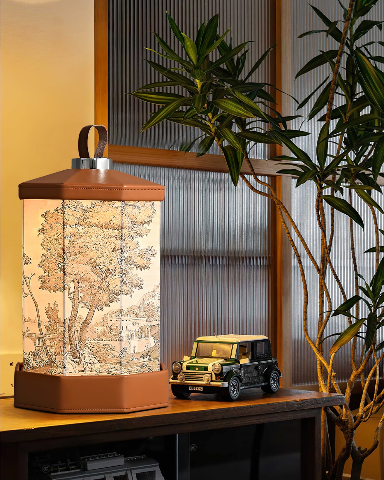 Castle Built-in Battery Table Lamp - Lumpaz