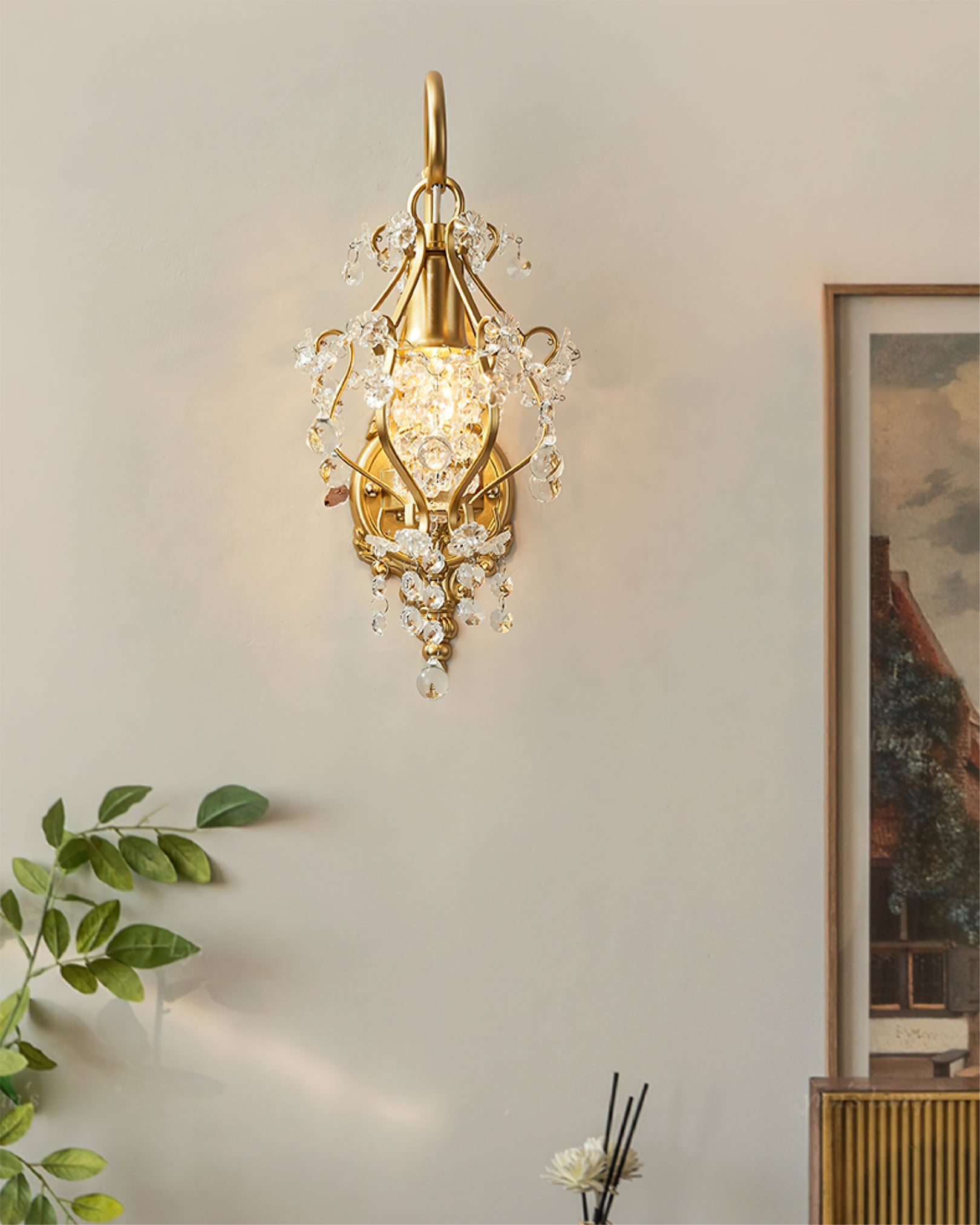 Apttek Crystal Wall Lamp - Lumpaz