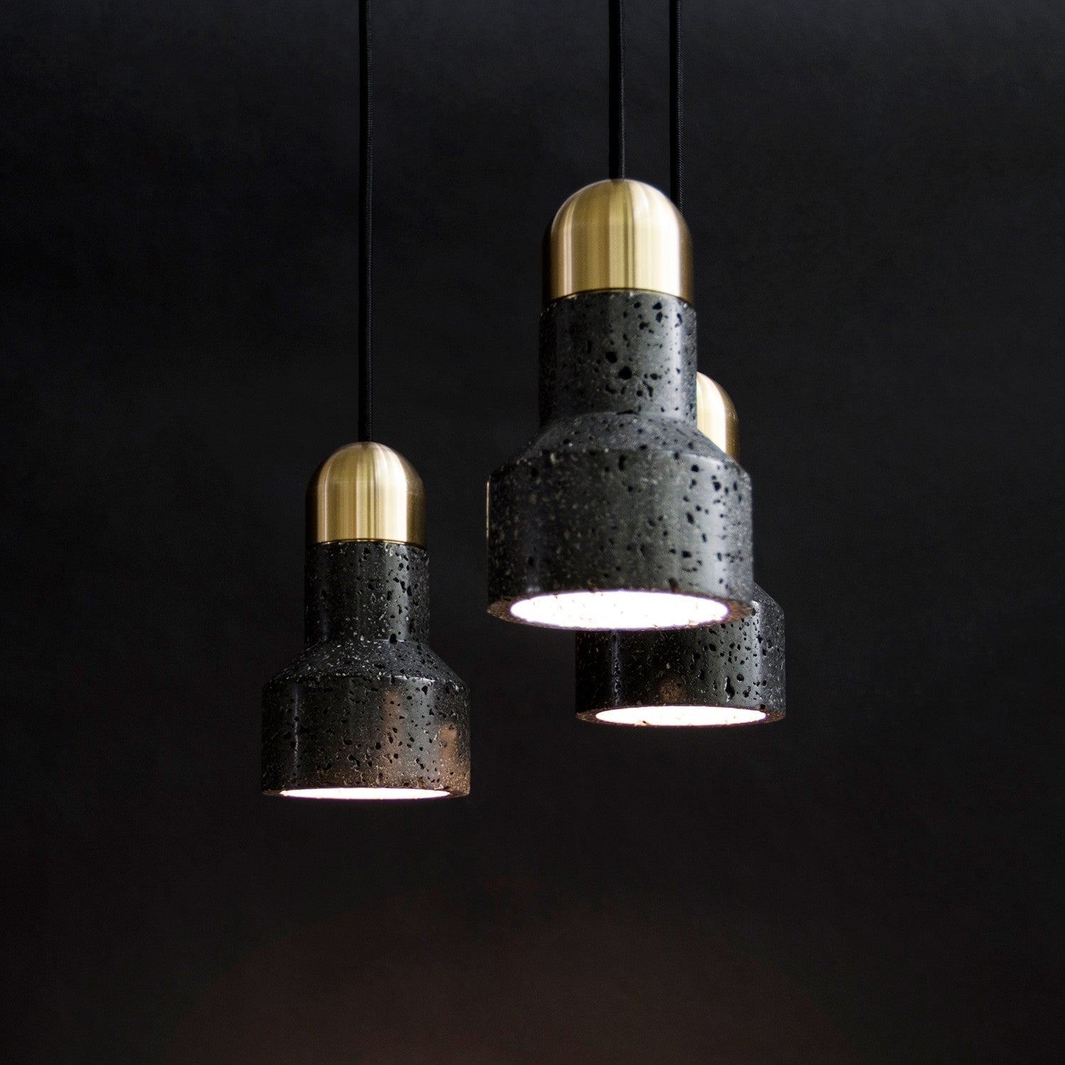 Qie Stone Pendant Lamp - Lumpaz