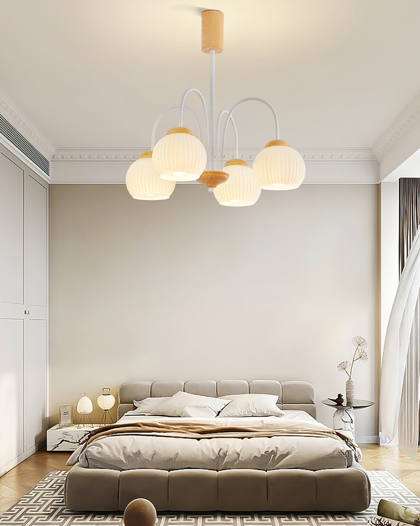 Molecural Wood Chandelier - Lumpaz