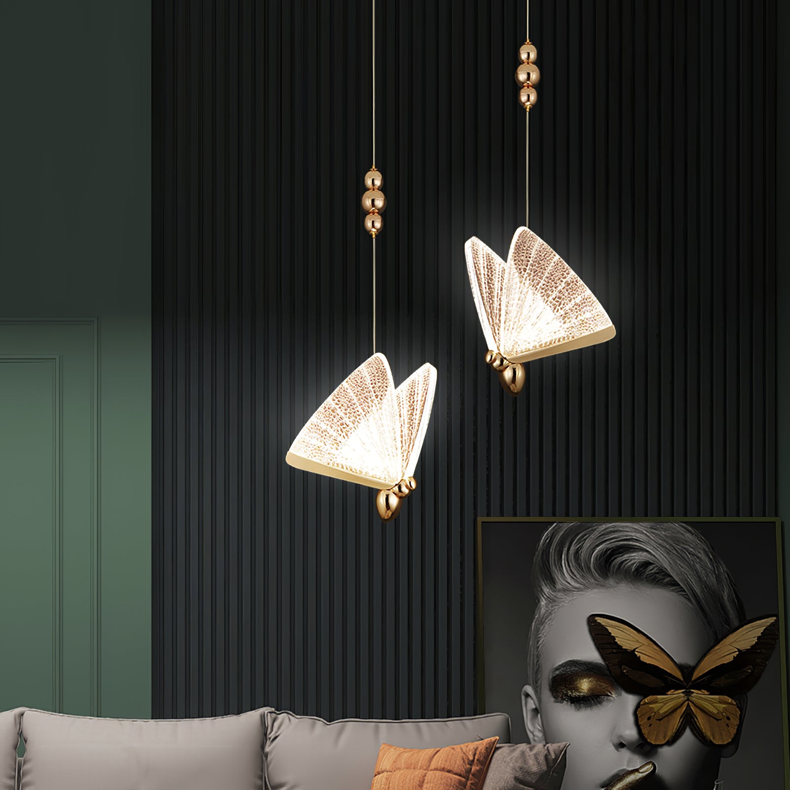 Butterfly Pendant Light - Lumpaz