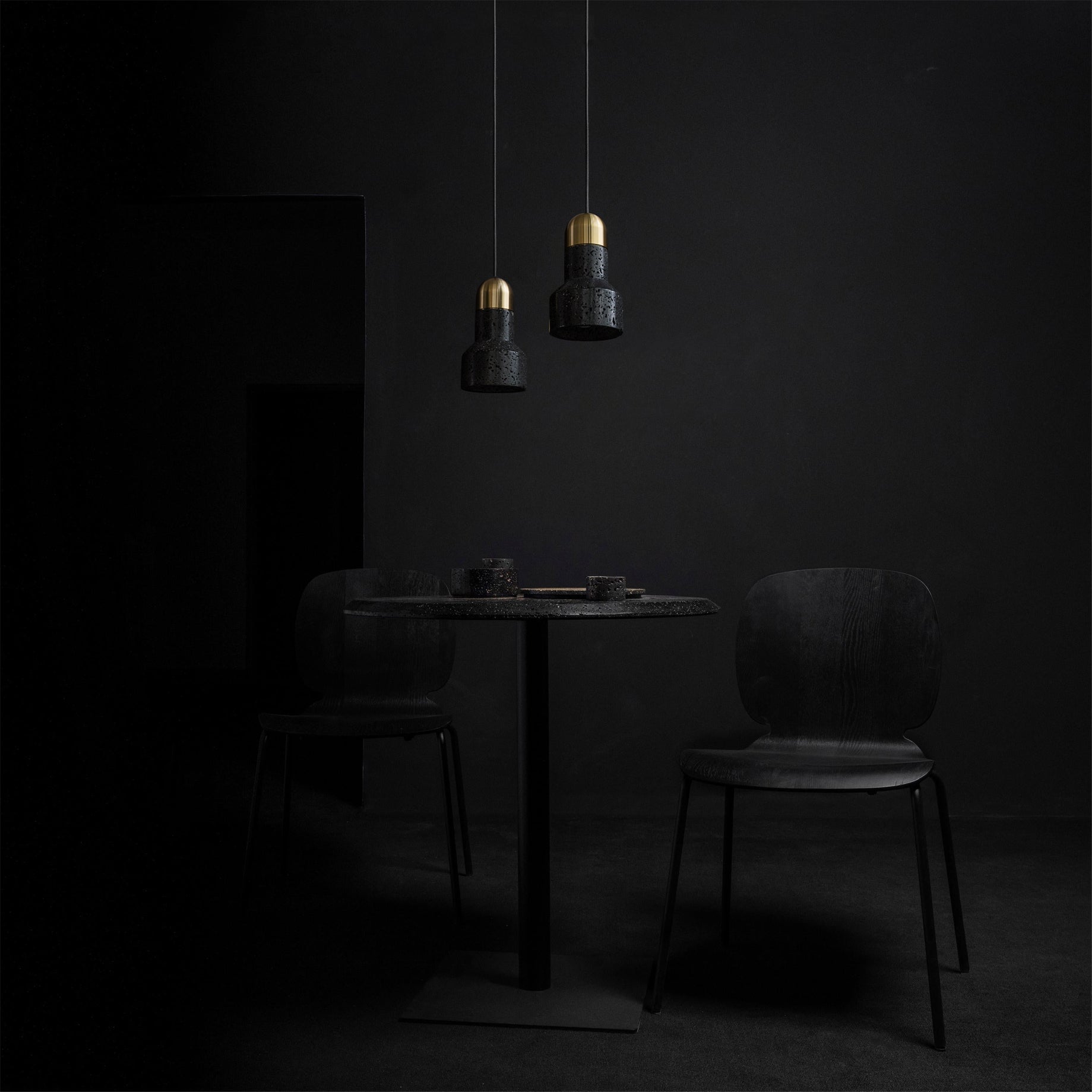 Qie Stone Pendant Lamp - Lumpaz