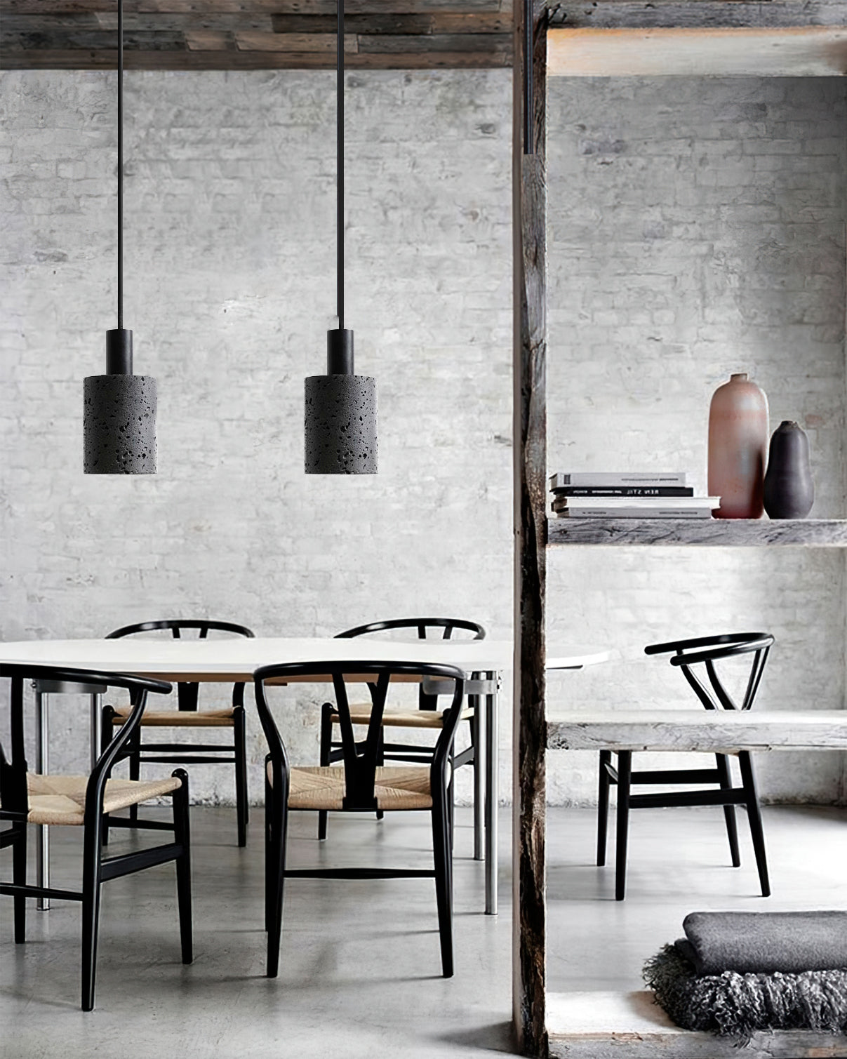 N Stone Pendant Lamp - Lumpaz