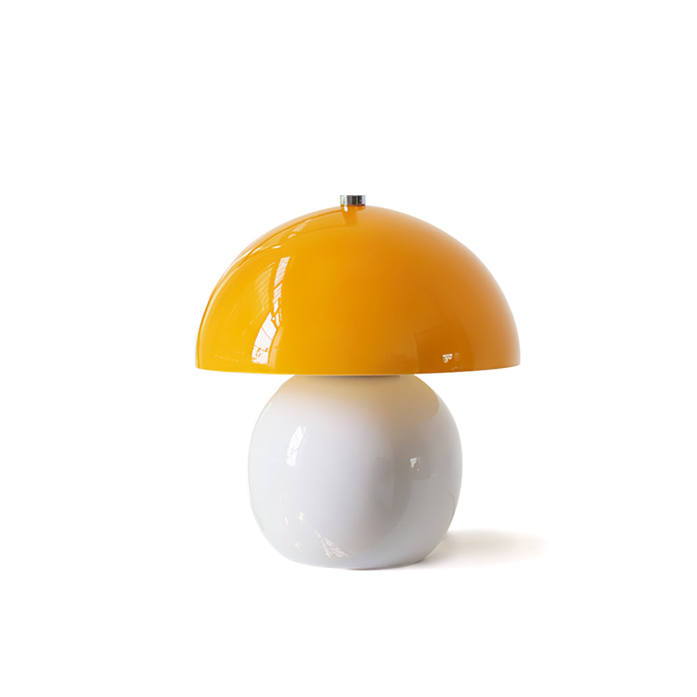 Mushroom Ceramic Built-in Battery Table Lamp - Lumpaz