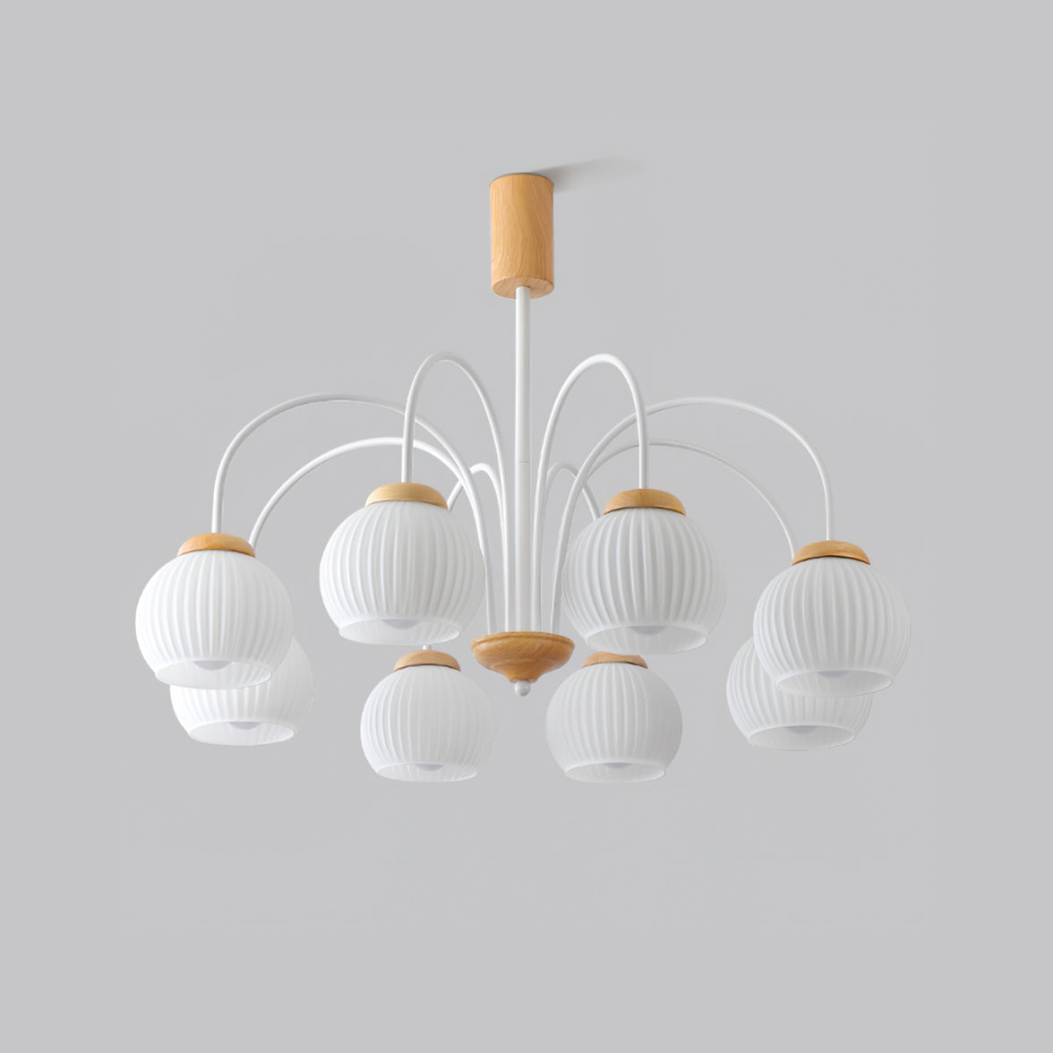 Molecural Wood Chandelier - Lumpaz
