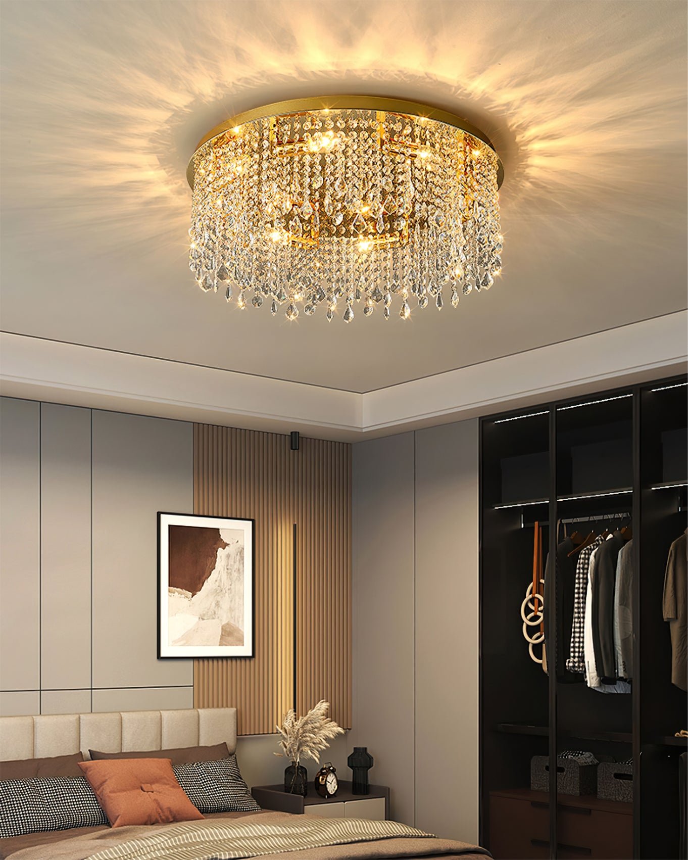 Beirio Crystal Ceiling Lamp - Lumpaz