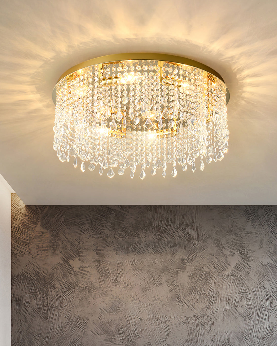 Beirio Crystal Ceiling Lamp - Lumpaz