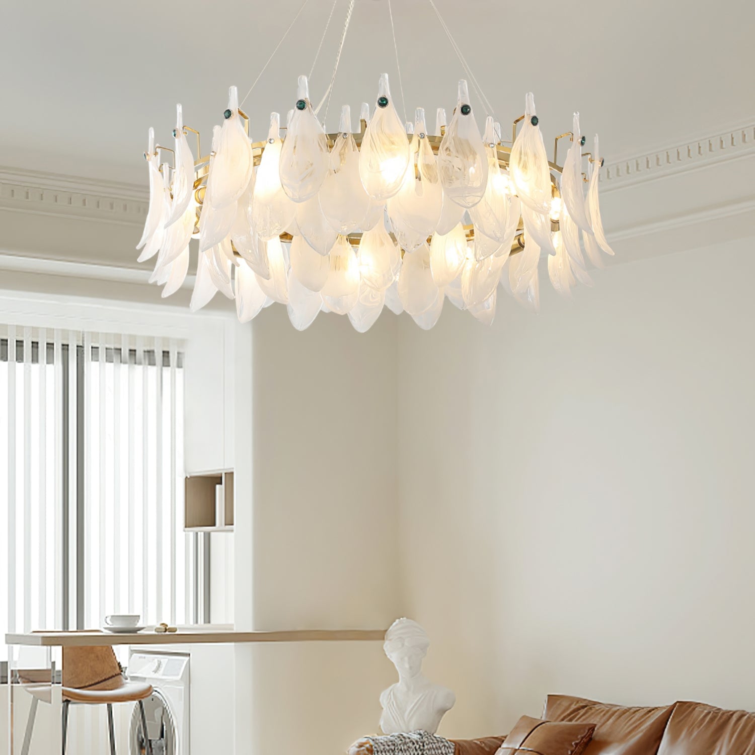 Valentino Cloud Glass Chandelier - Lumpaz