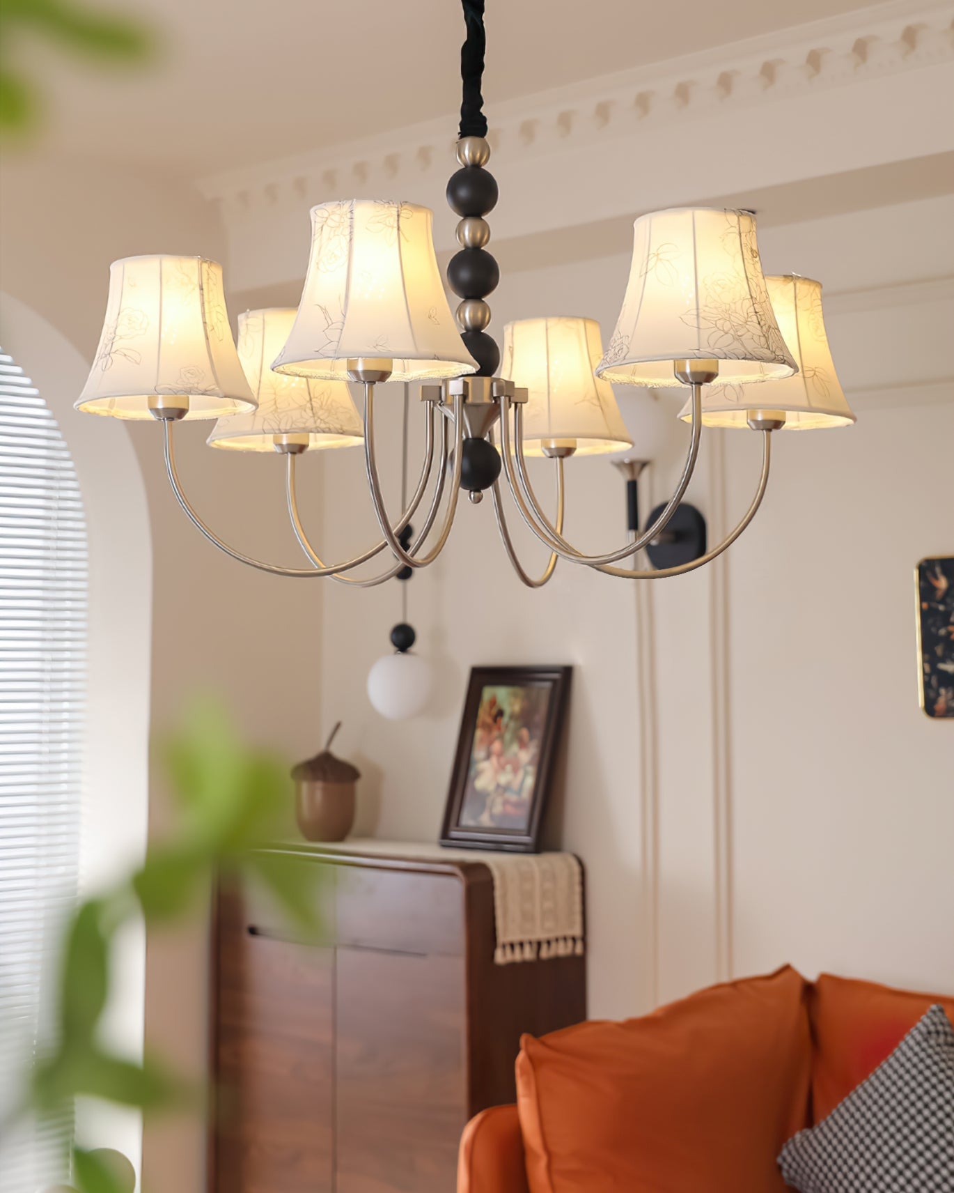 Orchid Fabric Chandelier - Lumpaz