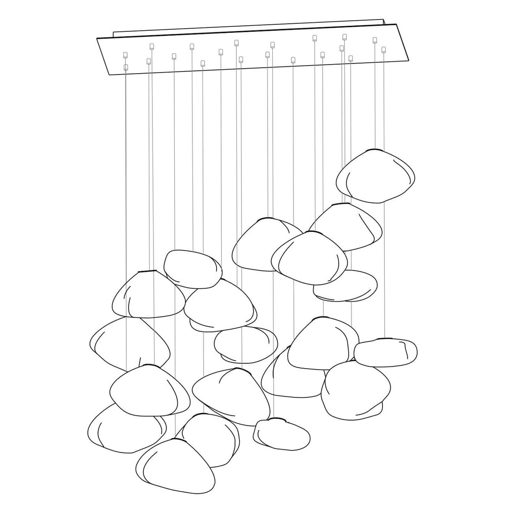 73 Random Glass Pendant Light - Lumpaz