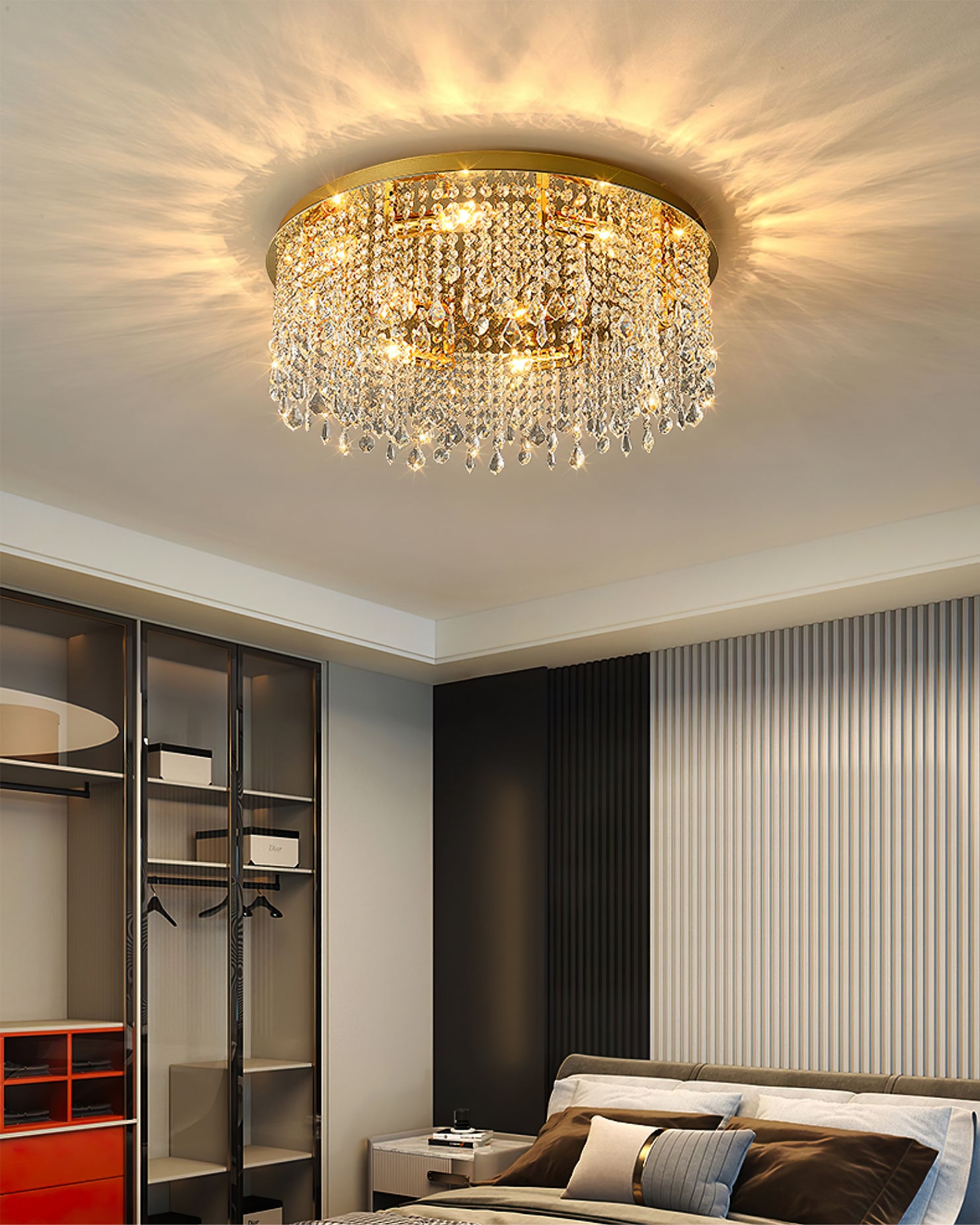 Beirio Crystal Ceiling Lamp - Lumpaz