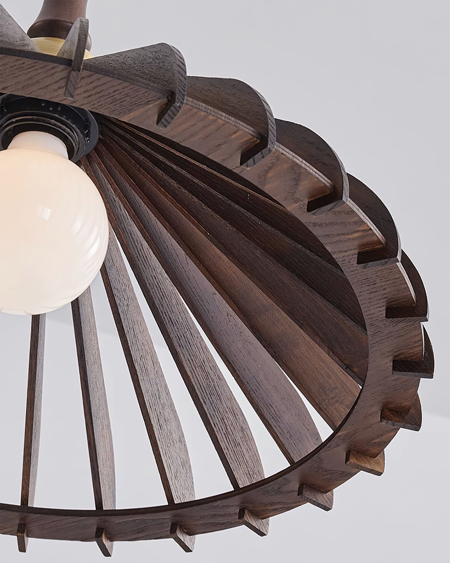 Umbrella Wood Pendant Lamp - Lumpaz