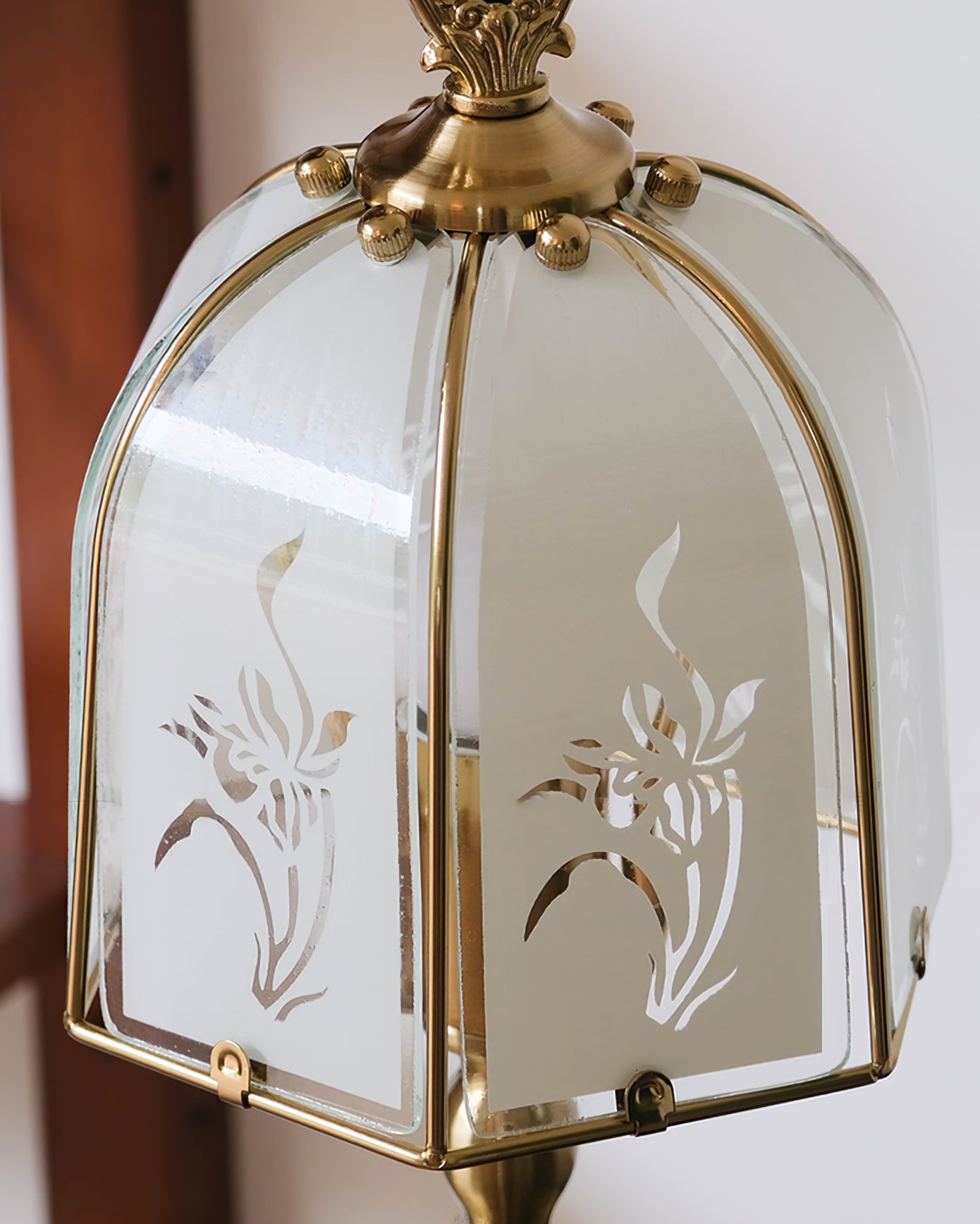 Orchid Glass Table Lamp - Lumpaz