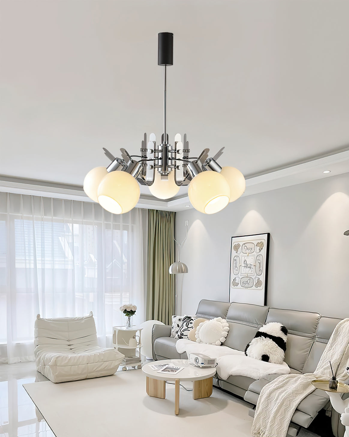 Geometrical Glass Chandelier - Lumpaz