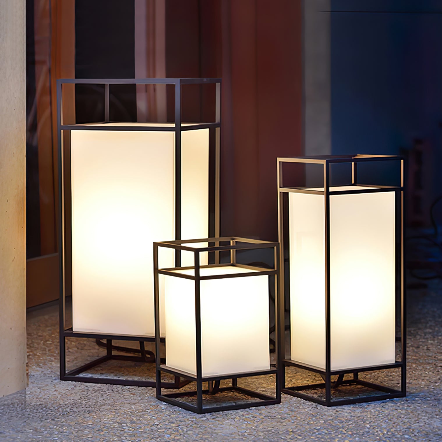 Cleo Lantern Outdoor Table Lamp - Lumpaz