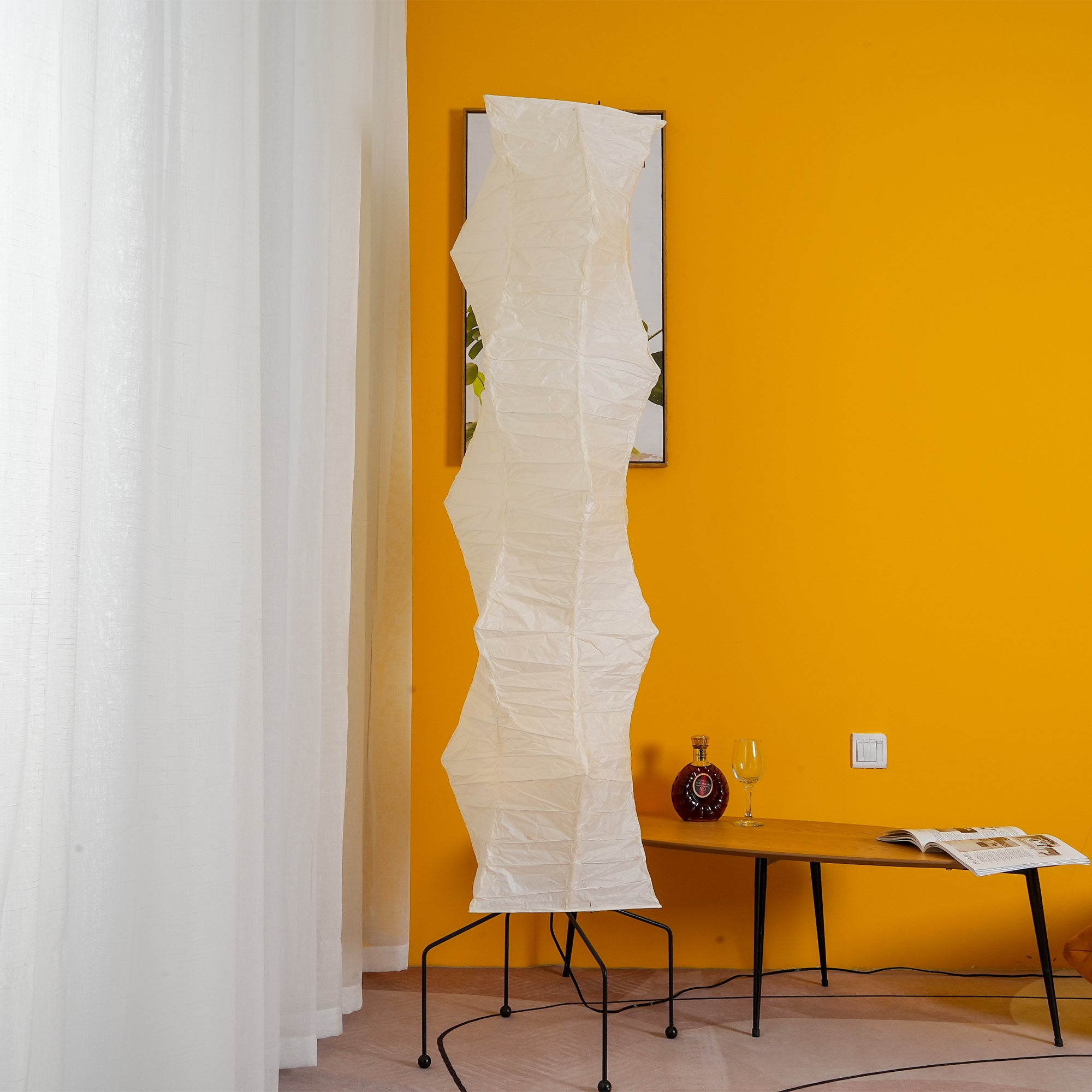 Washi Paper Floor Lamp - Lumpaz