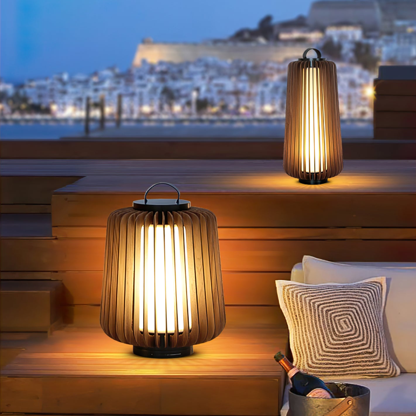 Legno Outdoor Table Lamp - Lumpaz
