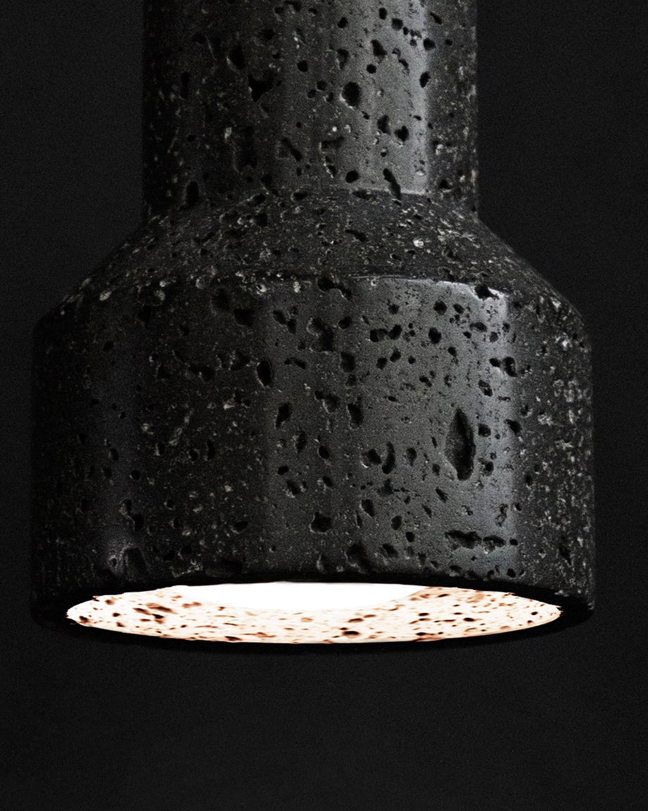 Qie Stone Pendant Lamp - Lumpaz