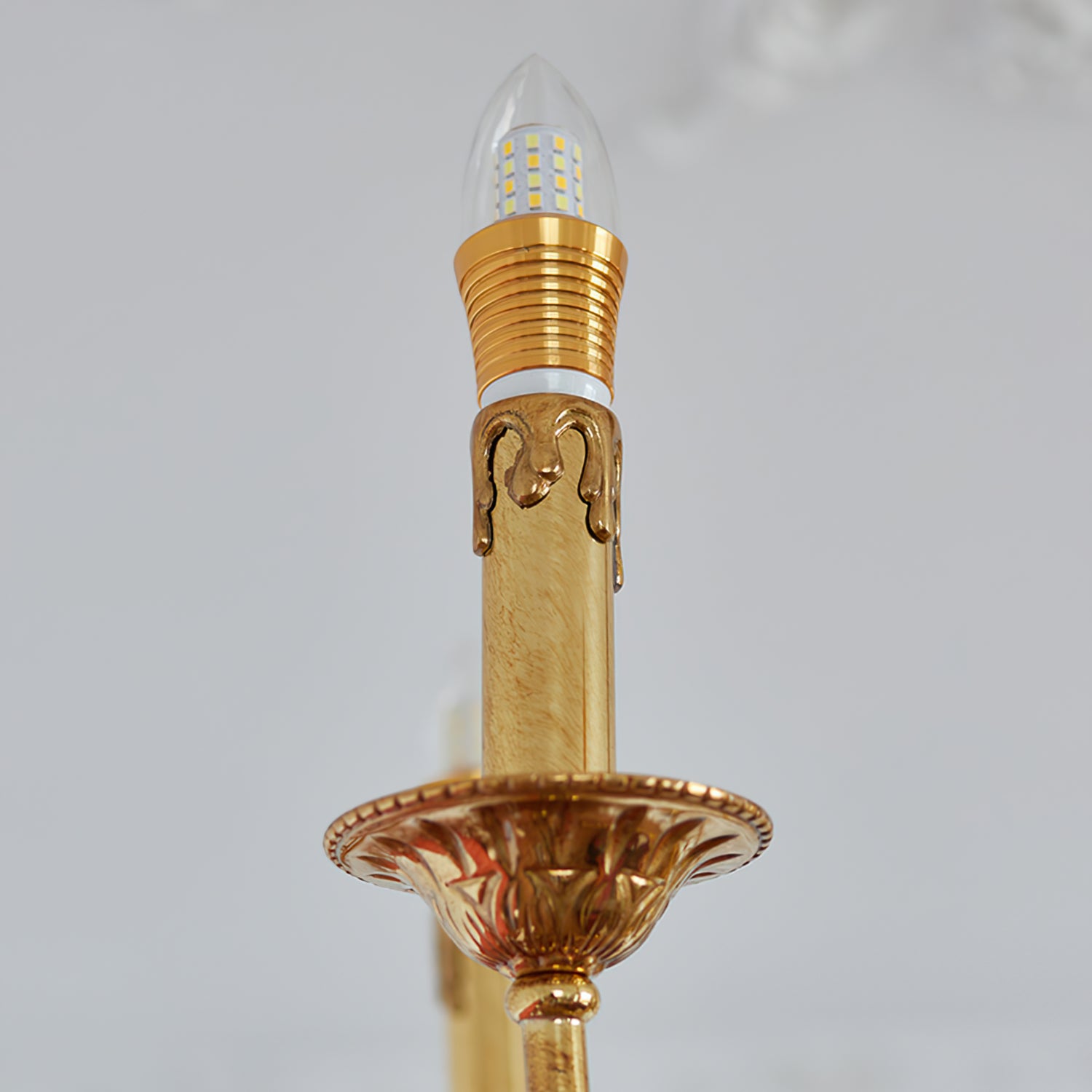 Candle Brass Chandelier - Lumpaz
