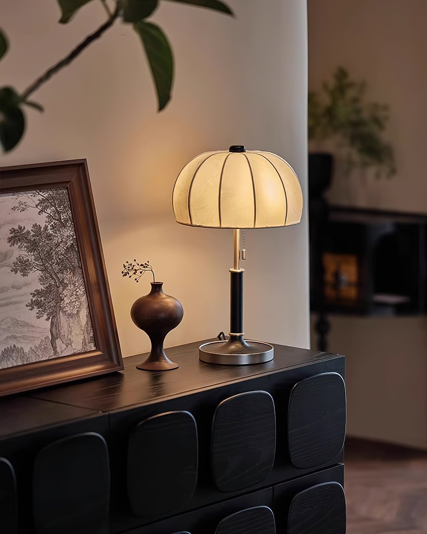 Orchid Fabric Table Lamp - Lumpaz