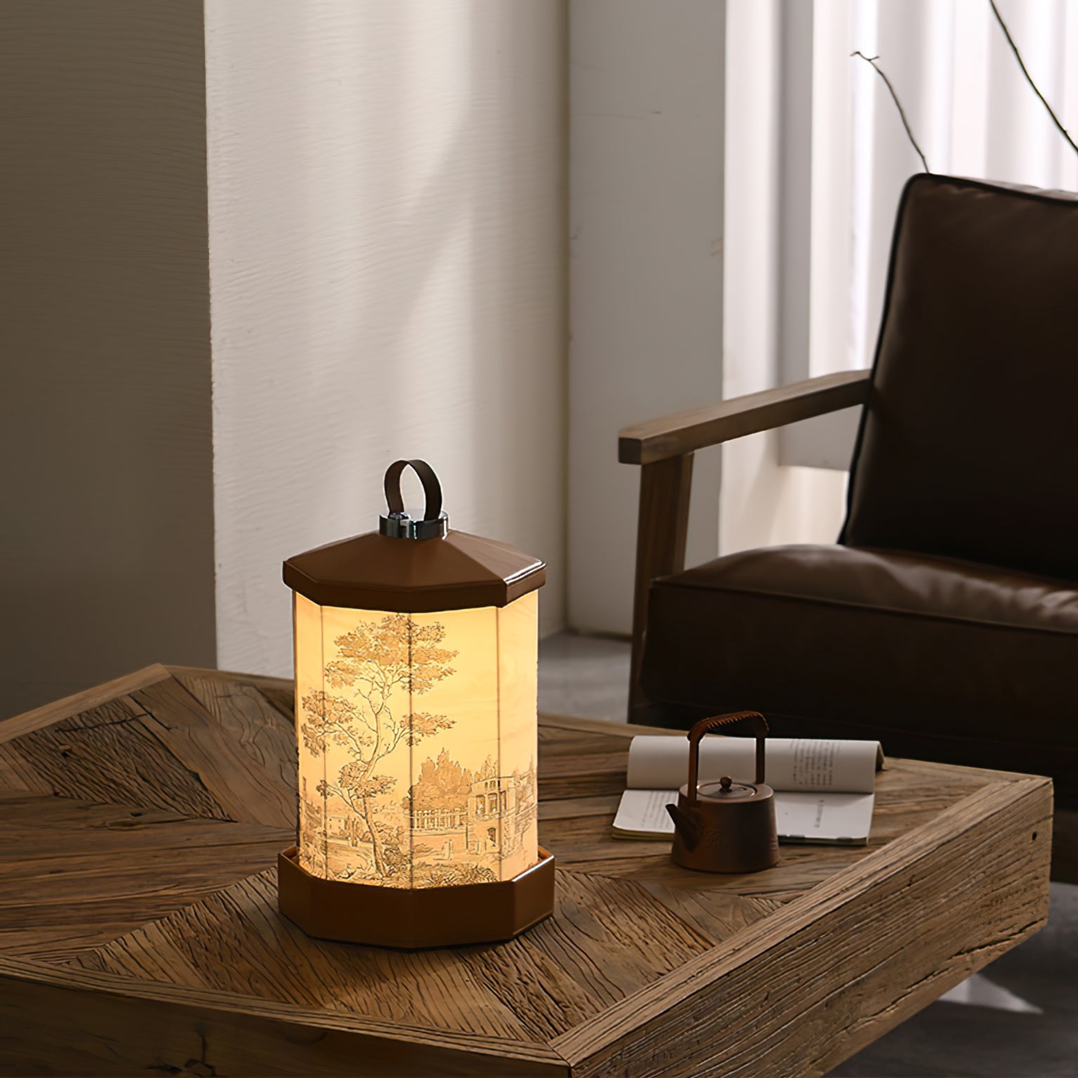 Castle Built-in Battery Table Lamp - Lumpaz