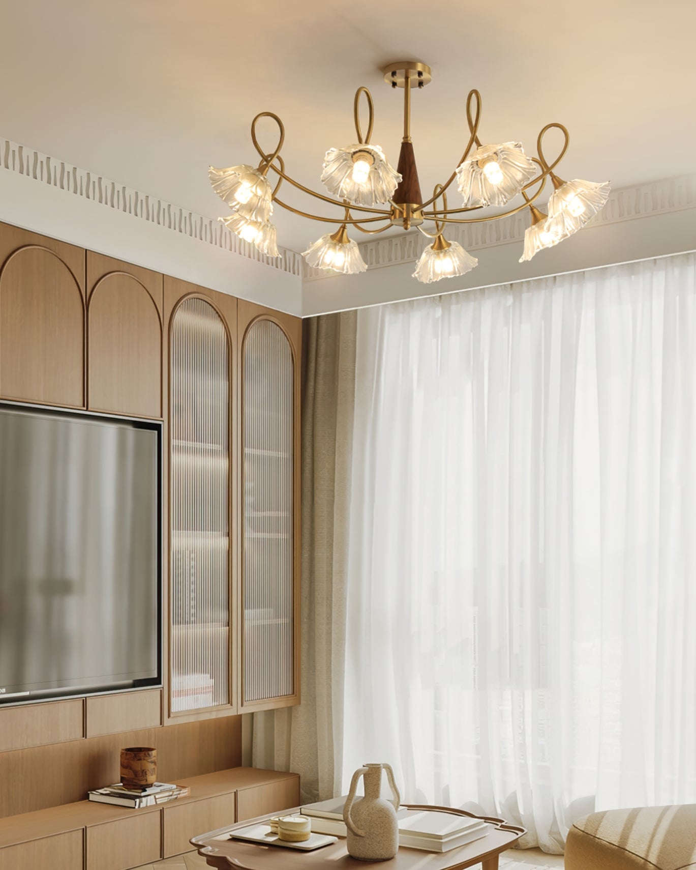 Ercole Glass Chandelier - Lumpaz