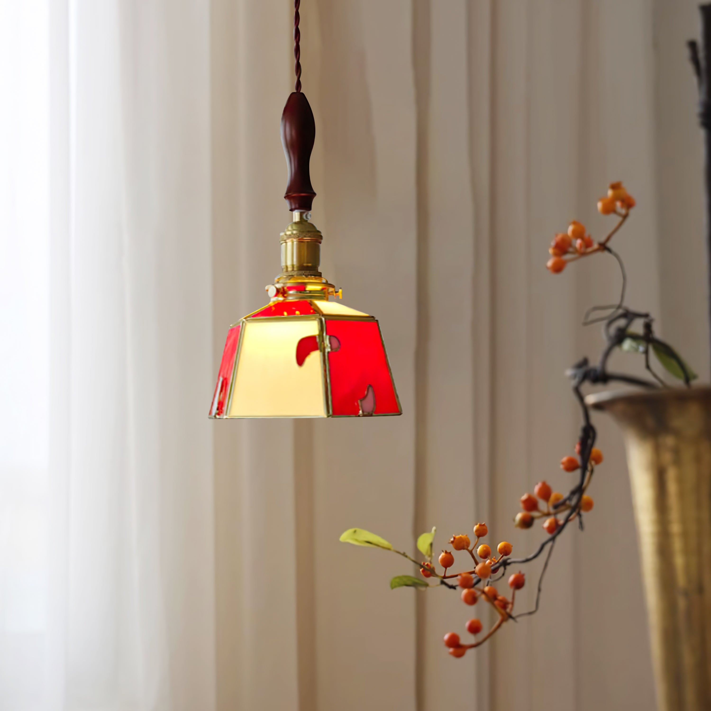 Stained Glass Pendant Lamp - Lumpaz