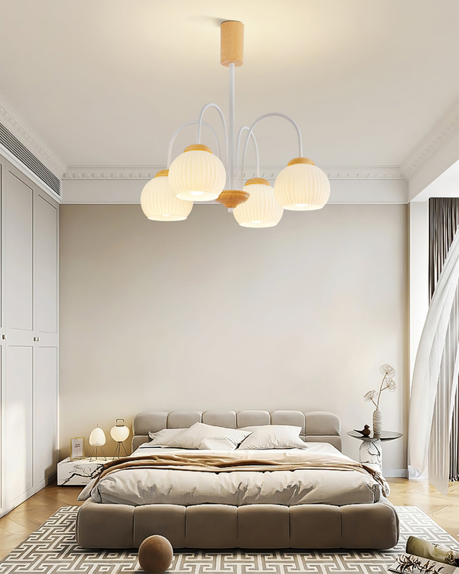 Molecural Wood Chandelier - Lumpaz