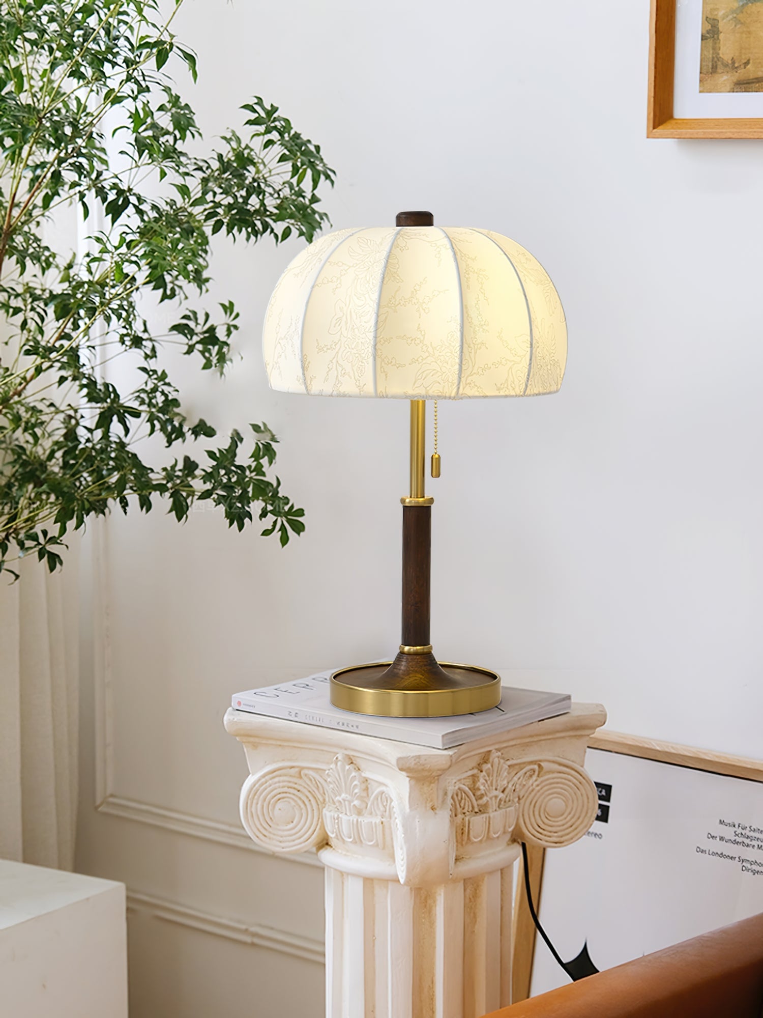 Orchid Fabric Table Lamp - Lumpaz