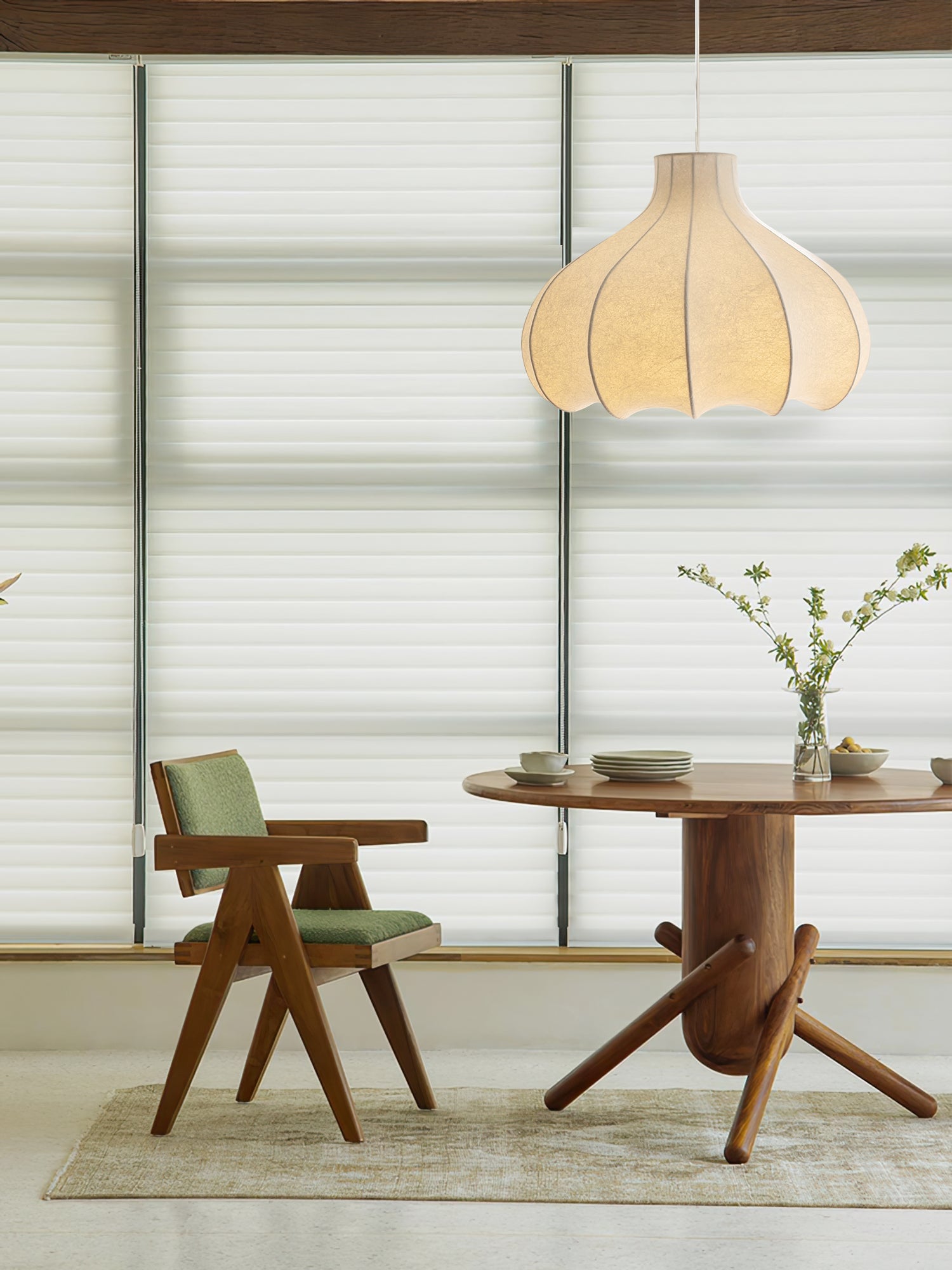 Cocoon Silk Pendant Lamp - Lumpaz