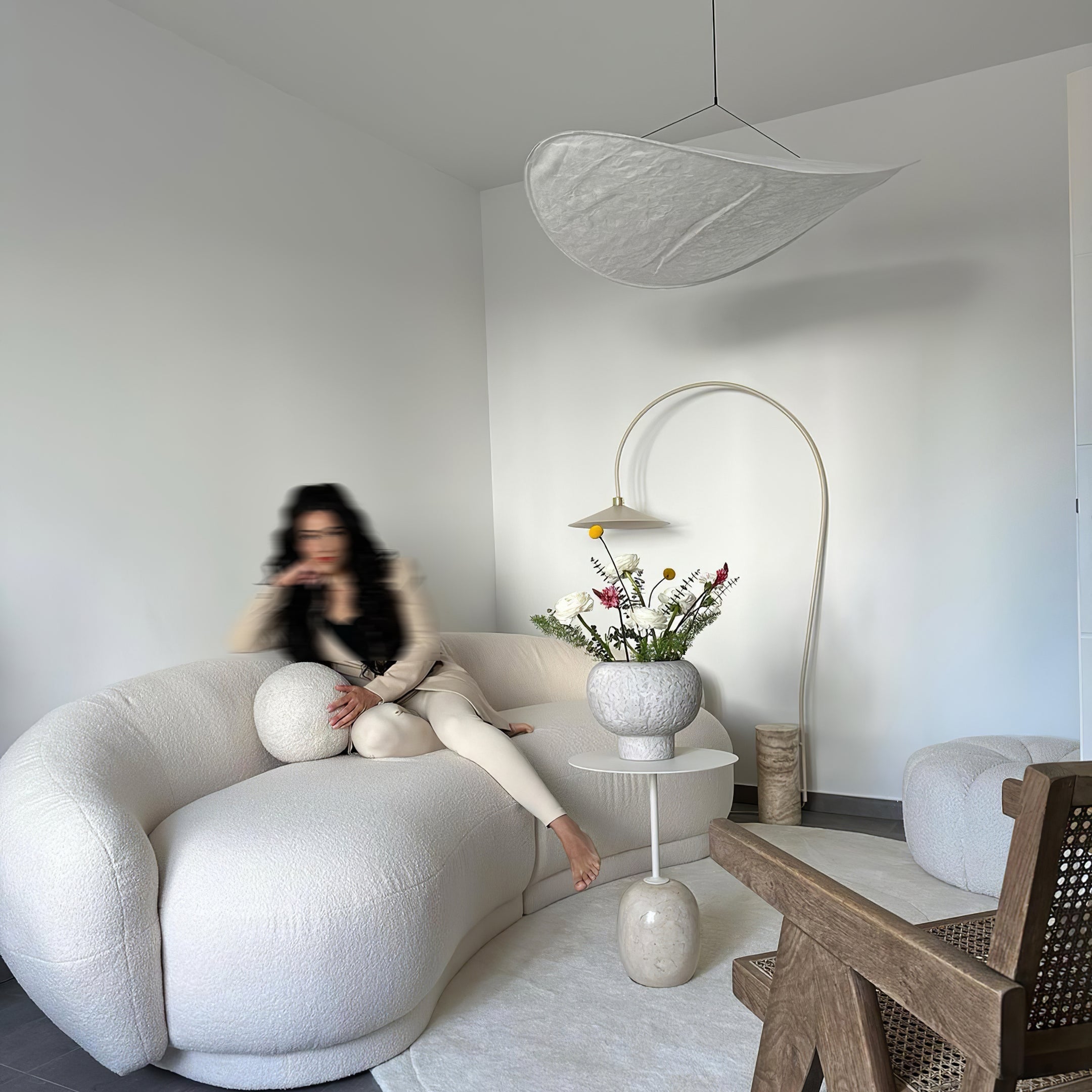 Tense Tyvek Pendant Lamp - Lumpaz